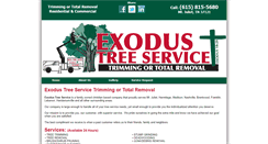 Desktop Screenshot of exodustreeservice.com